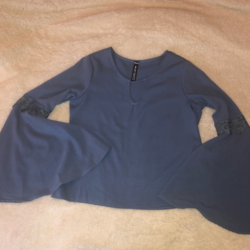 Peblum sleeved summer blouse!